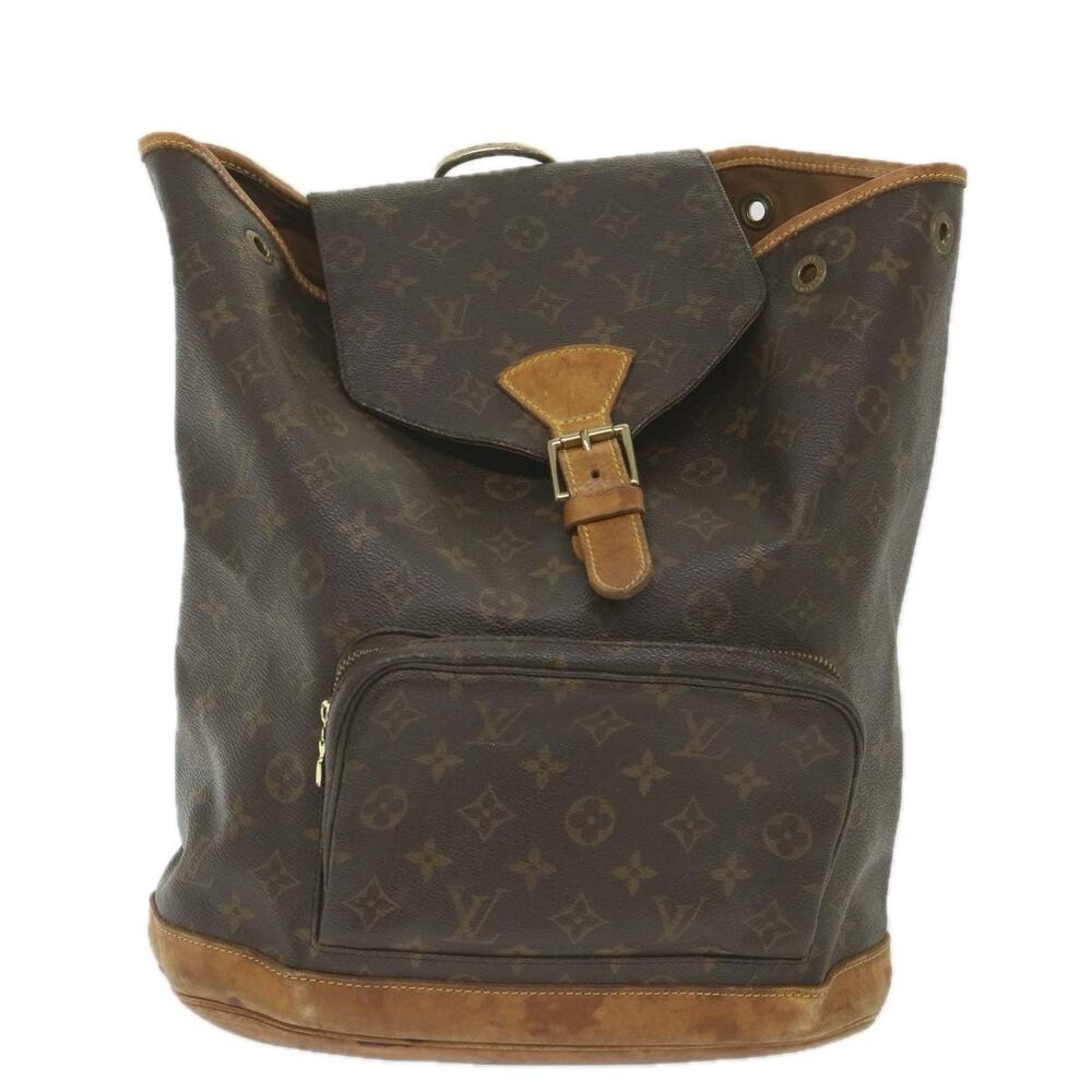 Louis Vuitton Monogram Montsouris GM Backpack Brown